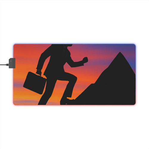 Driven to Succeed - LED Gaming Mouse Pad