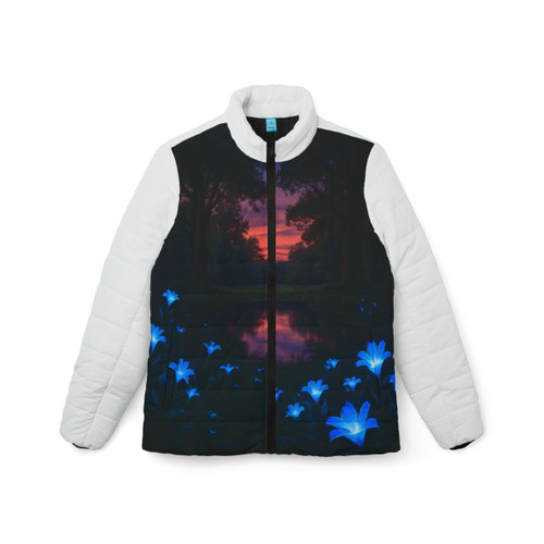 Ethereal Twilight Glade - Women’s Puffer Jacket (AOP)