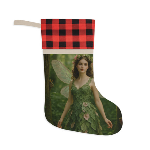 Whimsical Woodland Sprite - Christmas Stocking