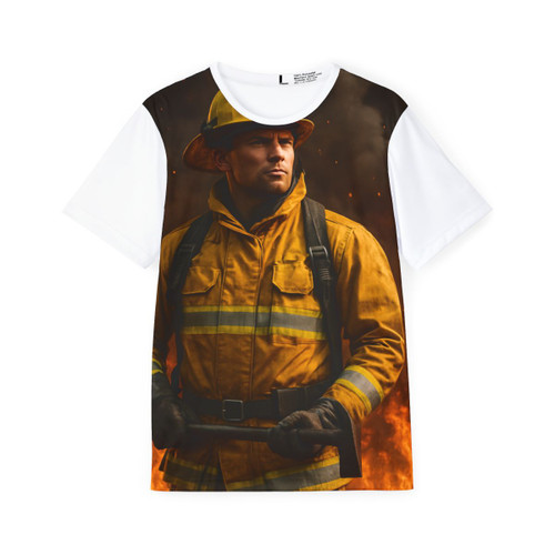 Brave Heat Heroes - Men's Sports Jersey (AOP) Brave Heat Heroes - Men's Sports Jersey (AOP)