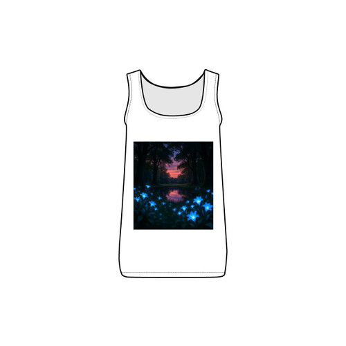 Ethereal Twilight Glade - Women's Baby Rib Tank