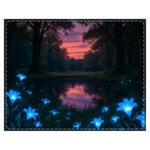 Ethereal Twilight Glade - PU Leather Mouse Mat