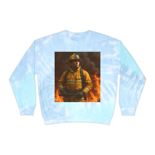 Brave Heat Heroes - Unisex Tie-Dye Sweatshirt Brave Heat Heroes - Unisex Tie-Dye Sweatshirt