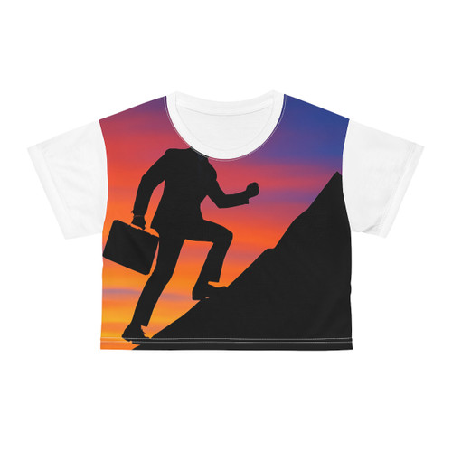 Driven to Succeed - Crop Tee (AOP)