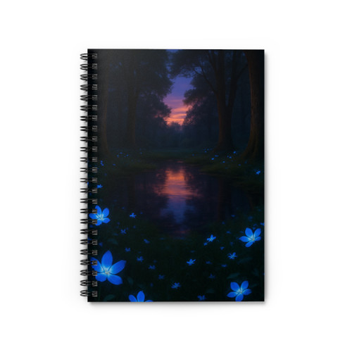Ethereal Twilight Glade - Spiral Notebook - Ruled Line