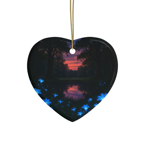 Ethereal Twilight Glade - Ceramic Ornaments (1pcs, 5pcs, 10pcs, 20pcs)