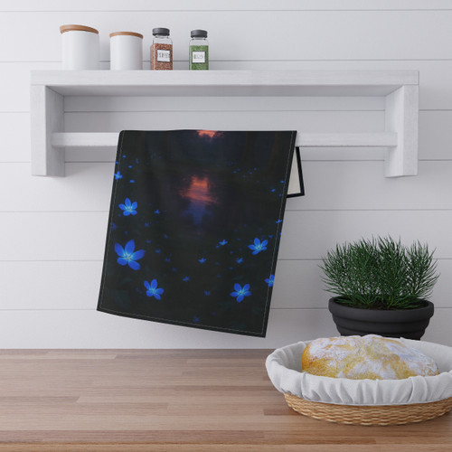Ethereal Twilight Glade - Tea Towels (cotton, poly)