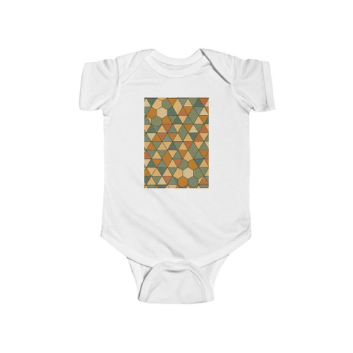 Geometric Fusion - Infant Fine Jersey Bodysuit Geometric Fusion - Infant Fine Jersey Bodysuit