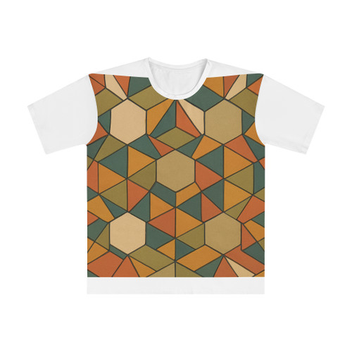 Geometric Fusion - Men's Loose T-shirt (AOP)