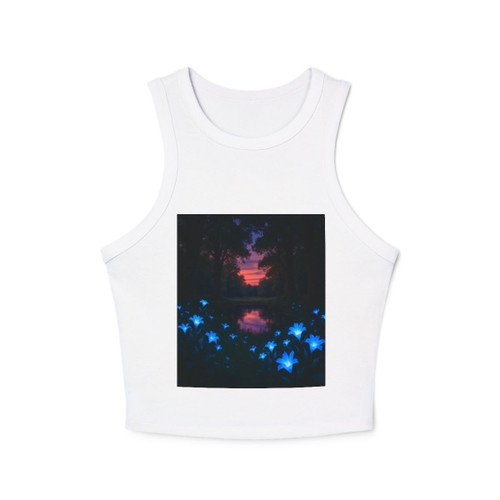 Ethereal Twilight Glade - Women's Micro Rib Racer Tank Top