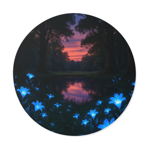 Ethereal Twilight Glade - Round Vinyl Stickers