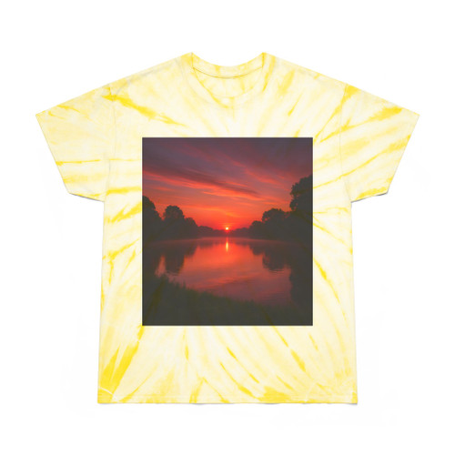 Crimson Dawn - Tie-Dye Tee, Cyclone