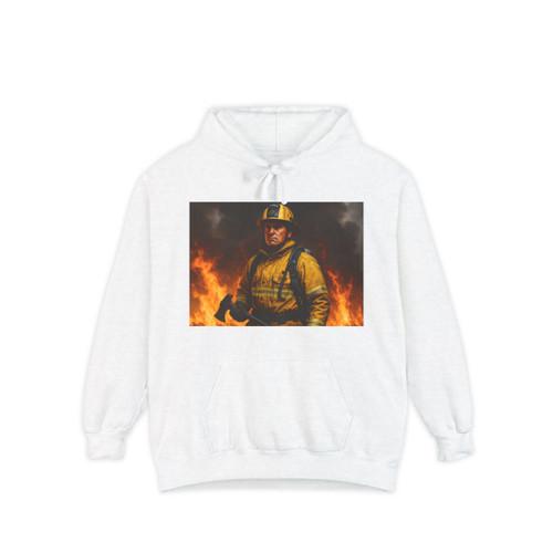 Brave Heat Heroes - Unisex Garment-Dyed Hoodie Brave Heat Heroes - Unisex Garment-Dyed Hoodie