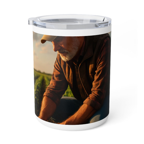 Harvest Heartbeat - Insulated Coffee Mug, 10oz 