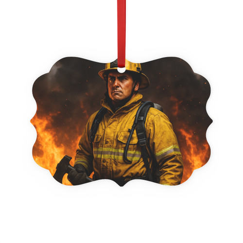 Brave Heat Heroes - Metal Plaque Ornament
