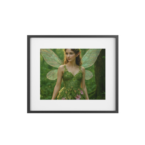 Whimsical Woodland Sprite - Framed Posters, Matte