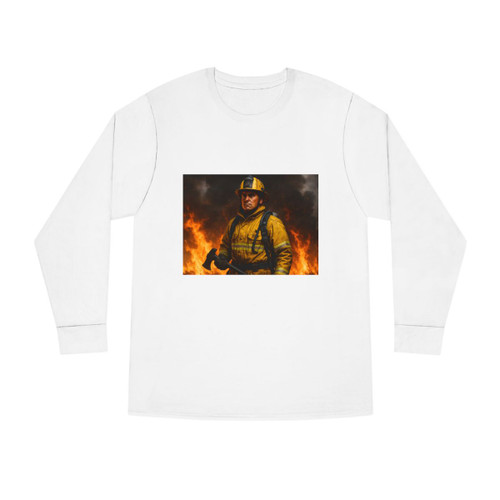 Brave Heat Heroes - Long Sleeve Crewneck Tee Brave Heat Heroes - Long Sleeve Crewneck Tee
