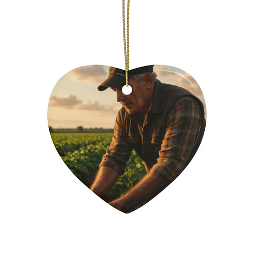Harvest Heartbeat - Ceramic Ornaments (1pcs, 5pcs, 10pcs, 20pcs)