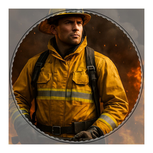 Brave Heat Heroes - PU Leather Mouse Mat