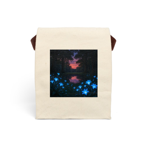 Ethereal Twilight Glade - Canvas Lunch Bag With Strap Ethereal Twilight Glade - Canvas Lunch Bag With Strap