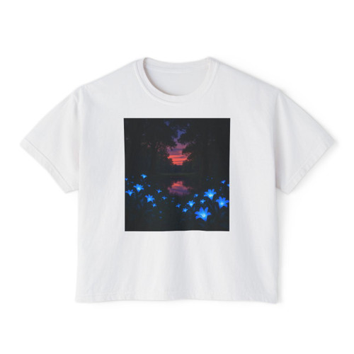 Ethereal Twilight Glade - Women's Boxy Tee