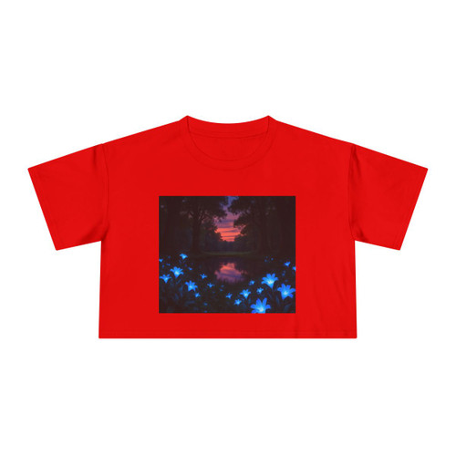Ethereal Twilight Glade - Women's Crop Tee