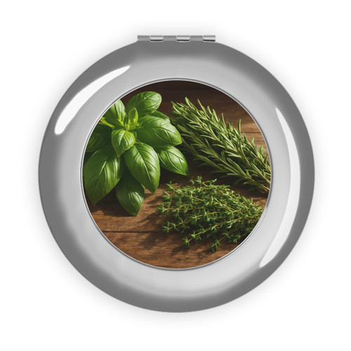 Rustic Herb Garden - Compact Travel Mirror