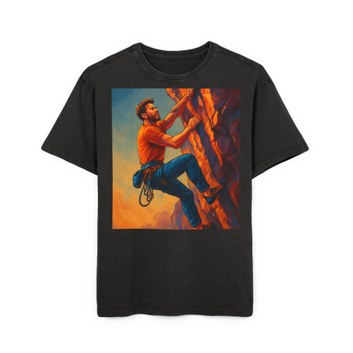 Epic Ascent - Men's Acid Washed Heavy Oversize Tee