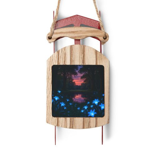 Ethereal Twilight Glade - Sled Ornaments