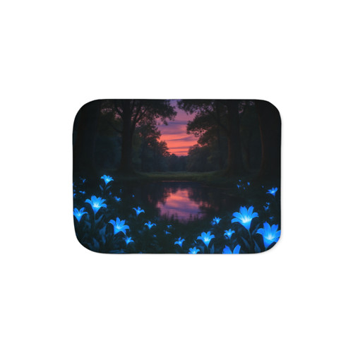 Ethereal Twilight Glade - Sherpa Blanket, Two Colors