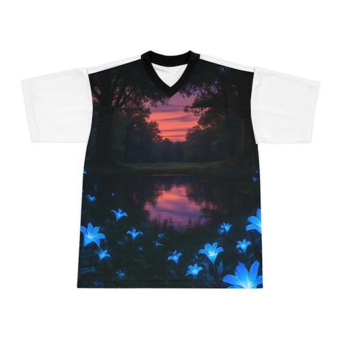 Ethereal Twilight Glade - Unisex Football Jersey (AOP)