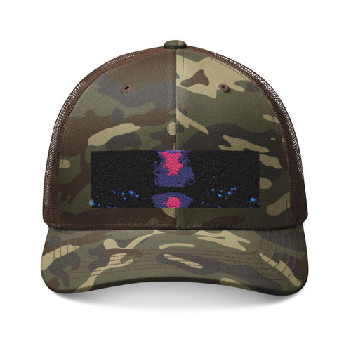 Ethereal Twilight Glade - Camouflage Trucker Hat (Embroidery)
