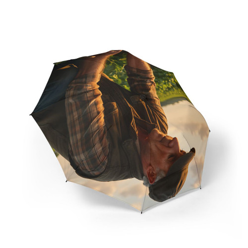 Harvest Heartbeat - Semi-Automatic Foldable Umbrella