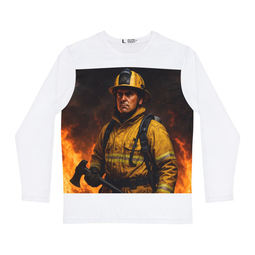 Brave Heat Heroes - Men's Long Sleeve Shirt (AOP) Brave Heat Heroes - Men's Long Sleeve Shirt (AOP)