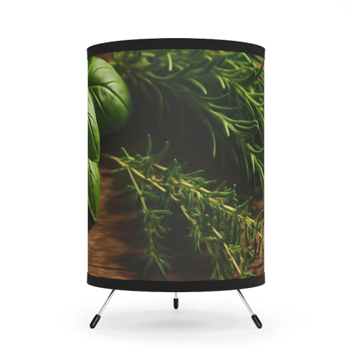 Rustic Herb Garden - Tripod Lamp with High-Res Printed Shade, US\CA plug Rustic Herb Garden - Tripod Lamp with High-Res Printed Shade, US\CA plug