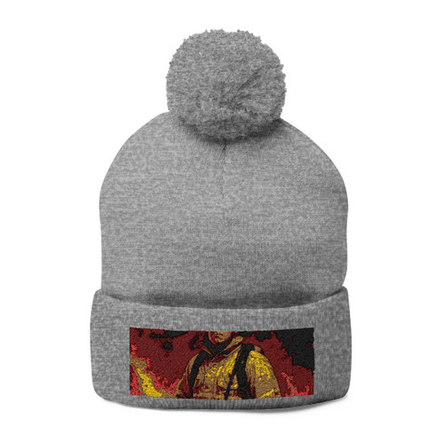 Brave Heat Heroes - Pom-Pom Knit Cap (Embroidery) Brave Heat Heroes - Pom-Pom Knit Cap (Embroidery)