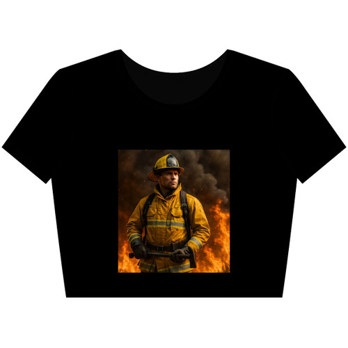 Brave Heat Heroes - Women’s Poly-Cotton Crop Tee Brave Heat Heroes - Women’s Poly-Cotton Crop Tee