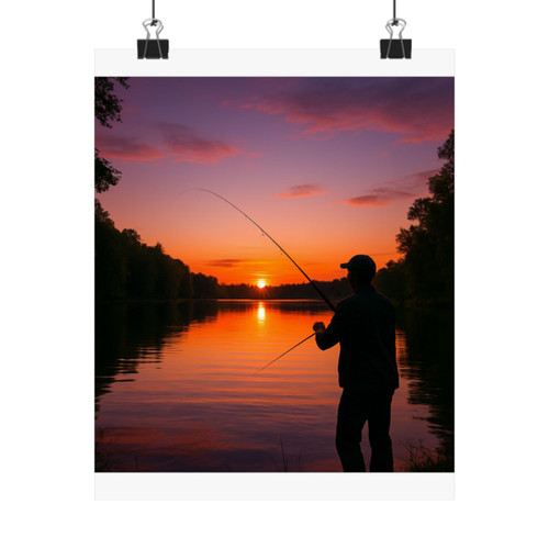 Casting Dreams - Matte Vertical Posters
