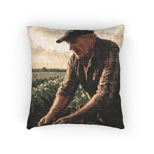 Harvest Heartbeat - Woven Pillow