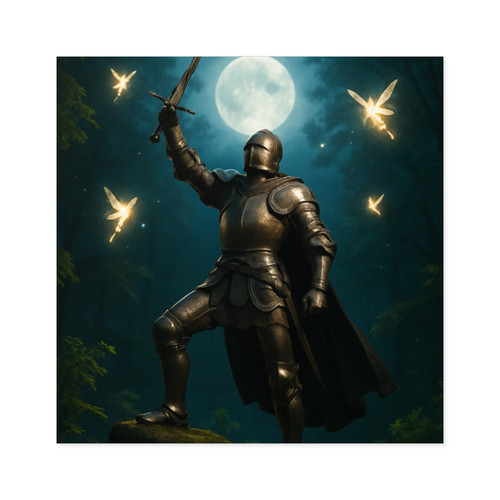 Epic Fantasy Quest - Square Stickers, Indoor\Outdoor