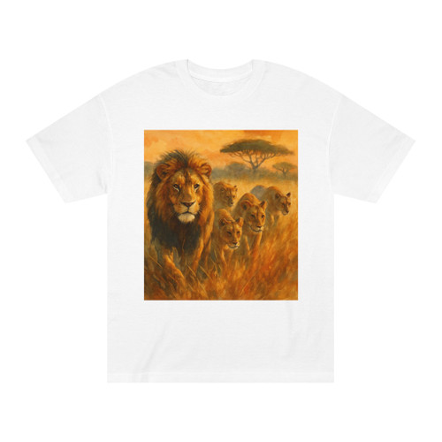 Lions in the Golden Savanna Hunt - Unisex Classic Tee