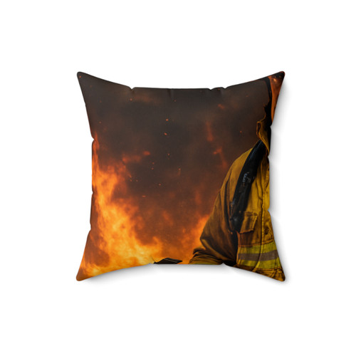 Brave Heat Heroes - Faux Suede Square Pillow