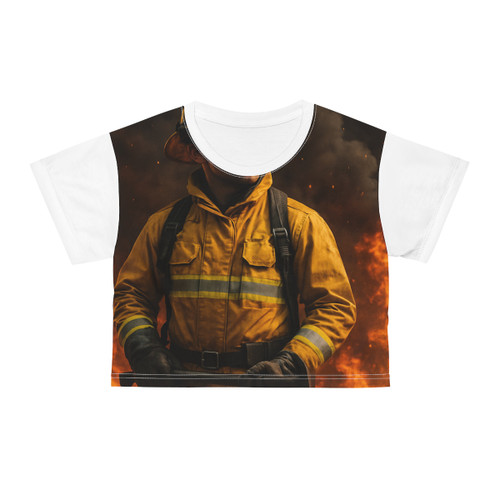 Brave Heat Heroes - Crop Tee (AOP) Brave Heat Heroes - Crop Tee (AOP)