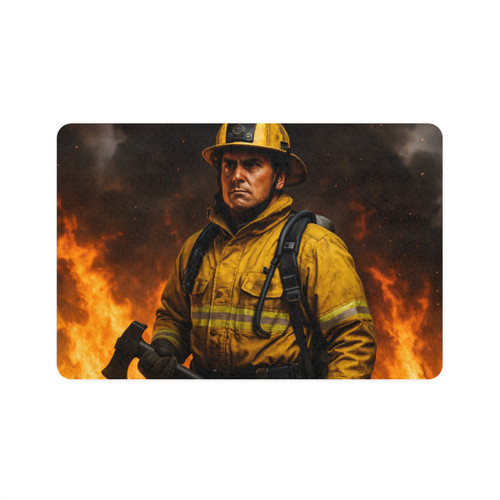 Brave Heat Heroes - Pet Food Mat (12x18)