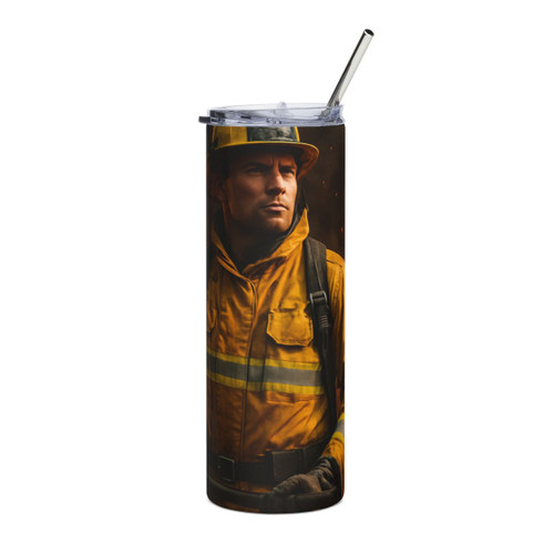 Brave Heat Heroes - Stainless Steel Tumbler, 20oz