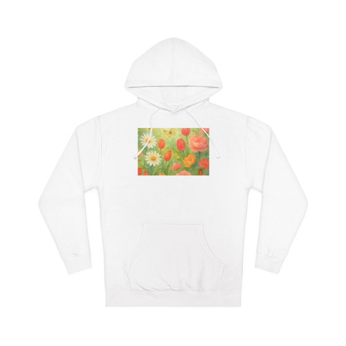 Serene Garden Escape - Unisex Hooded Sweatshirt