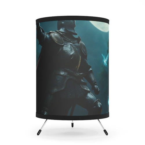 Epic Fantasy Quest - Tripod Lamp with High-Res Printed Shade, US\CA plug