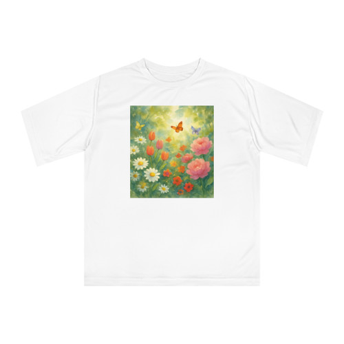 Serene Garden Escape - Unisex Zone Performance T-shirt