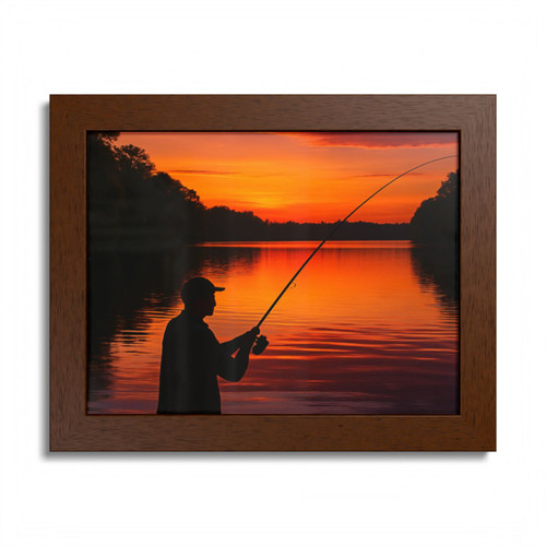 Casting Dreams - Framed Poster, Multi-Color