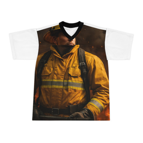 Brave Heat Heroes - Unisex Football Jersey (AOP) Brave Heat Heroes - Unisex Football Jersey (AOP)